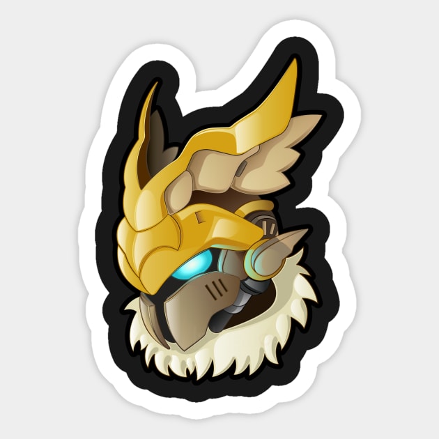 Reinhardt Balderich Sticker by Inkisitor